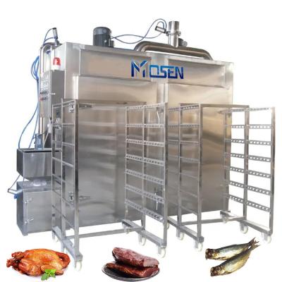 China Upgraded technology meat smoker sausage processing machine commercial cold smoking oven for sale