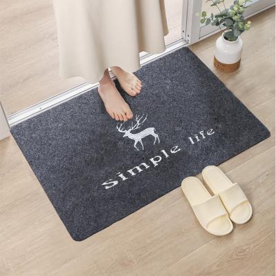 China Dust Absorbent Washable Indoor Outdoor Indoor Rug Door Mat Kitchen Carpet Bathroom Mat Kitchen Carpet for sale