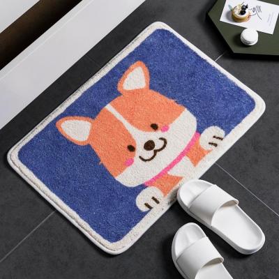 China Super Absorbent Fluffy Cover Bath Mat Anti Slip Rug Indoor Outdoor Shaggy Foot Anti-Slip Custom Made for sale