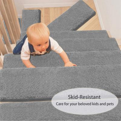 China High Quality Non-Slip Back Runner Carpet Non-Slip Rubber Stair Treads Slip Resistant Stair Mat for sale