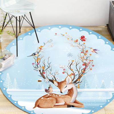 China Baby Play Anti-Slip Round 3d Carpet Carpet For Living Room for sale