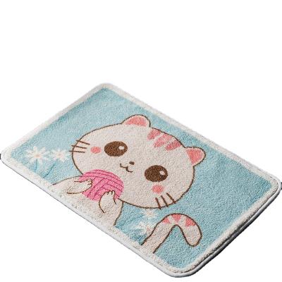 China Shaggy Dog Doormat Bath Rug Washable Mat For Hotel for sale