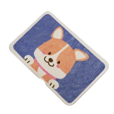 China Funny Washable Mat Foot Bath Mat Dog Door for sale