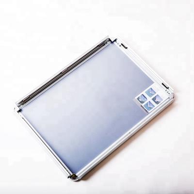 China Silver Anodized Aluminum Rectangular Snap Frame Aluminum Extrusion for sale