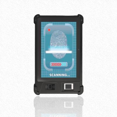 China Mobile Face Recognition FP08 Rugged IP65 Portable 8 inch Mobile Phone Price of Biometric Fingerprint Tablet with Android 9.0 System ISO14443 Type A B for sale