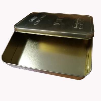 China Materials china wholesale factory recycled rectangular single travel tin box container for sale