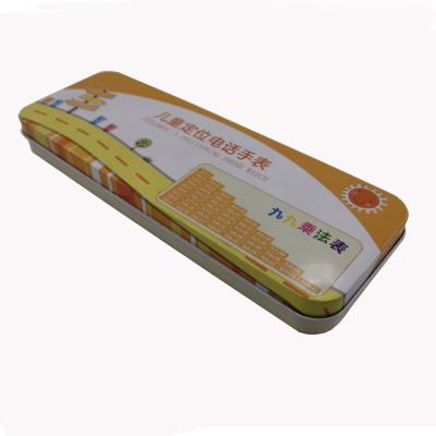 China Recycled Materials Tin Pack Custom Aluminum Cosmetic Pencil Tin Case for sale