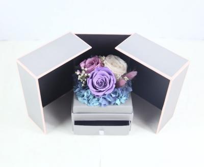 China Natural Touch Party Decoration Real Preserved Roses Never Faded Flower Preserved Rose In Gift Box for sale