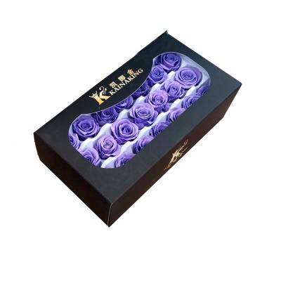 China Wholesale Preserved Roses 2-3cm Violet Long Lasting Natural Flower Preserved Roses 2-3cm for sale