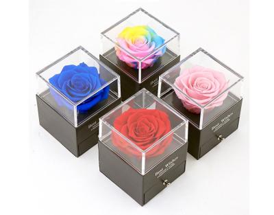 China Acrylic box preserved flowers hot sale acrylic box preserved flowers for importing gift items from china for sale