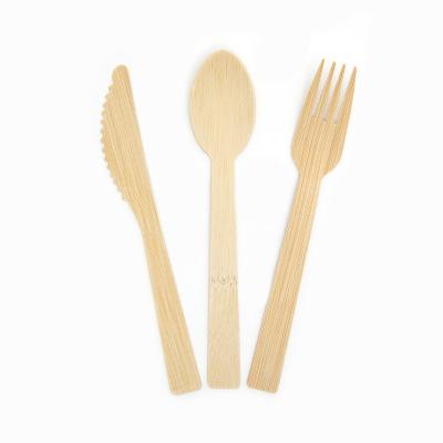 China Disposable 170mm Bamboo Cutlery Eco-Friendly Eco-Friendly for sale