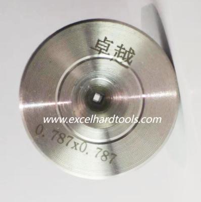 China 0.787mm square hole  pcd drawing die for metal wire drawing for sale