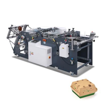 China High Speed ​​Automatic Paper Restaurant Lunch Box Making Machine For Making Hamburger Box for sale