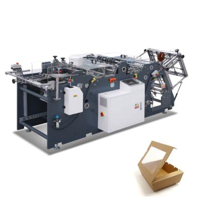 China Automatic Disposable Restaurant Snack Food Hot Dog Wrapping Paper Box Making Machine Price for sale