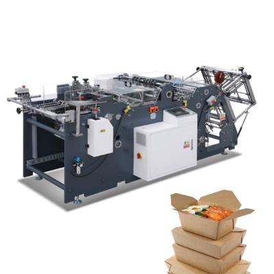 China Automatic Customized Food Paper Tube Box Making Machine Restaurant Factory Price for sale