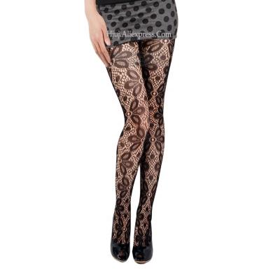 China Sexy Black Cobweb Mesh Pantyhose Summer Women Hollow Out Gothic Lace Ladies Mesh Pantyhose Long Transparent Stocking Gifts for sale