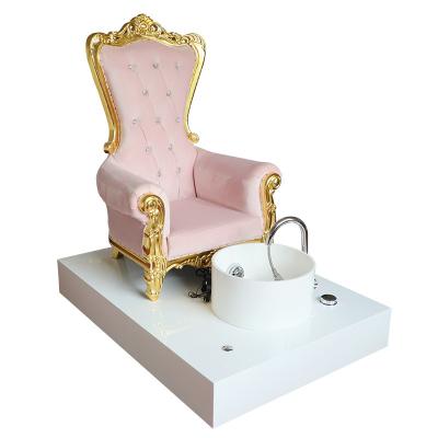 China New Design Adult Nail Pedicure Chair Type , Customizable Base Foot Tub With Drainage Pump for sale