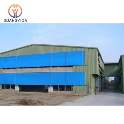 China Traditional Prefab Prefab Building Farm Industrial Cow Poultry Steel Structure Shed for sale