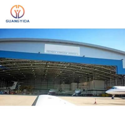 China Traditional Steel Structure Steel Light Aircraft Hangar Modular Aircraft Hangar for sale