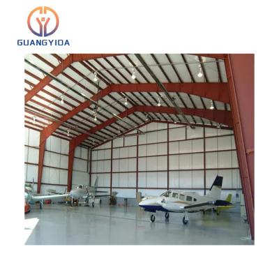 China Steel Structure Storage Warehouse Traditional Industrial Steel Aircraft Hangar for sale