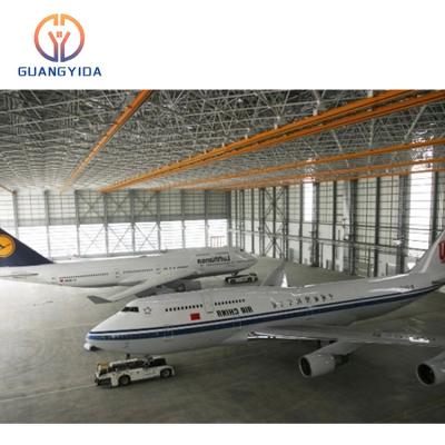 China Traditional Low Cost Heavy Duty Industrial Storage Steel Structure Frame Warehouse Aircraft Hangar for sale