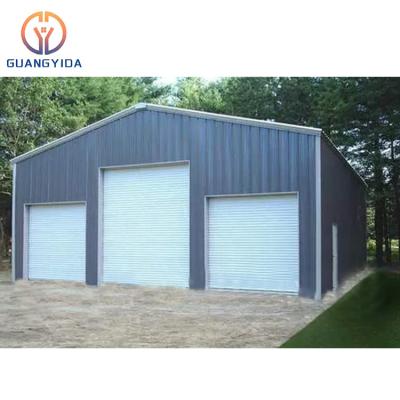 China Traditional Prefab Garage Second Hand Car Garage Design Carport Steel Structure Shed for sale