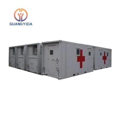 China Modern Prefab Modular Medical Field Hospital Flat Pack Hospital Container Mobile Rooms for sale