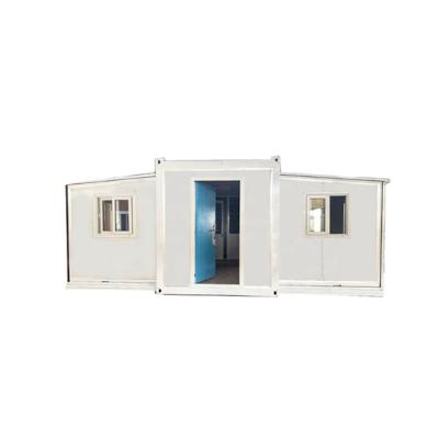 China 20ft 40ft Modern Two Chamber Prefab Flat Pack Shipping Container Expandable House for sale