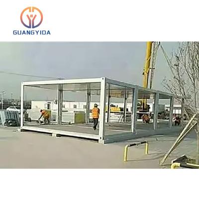 China Modern Flatpack Container Insulated Prefab Container House Hotel Portable Prefab Steel Frame for sale