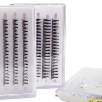 China Long Pbt Volume Natural Thin Low Fans 0.07 Lashes Premade Fans 500 Volume Loose Russian Lashes Pre Made Fans Natural Eyelash Long for sale