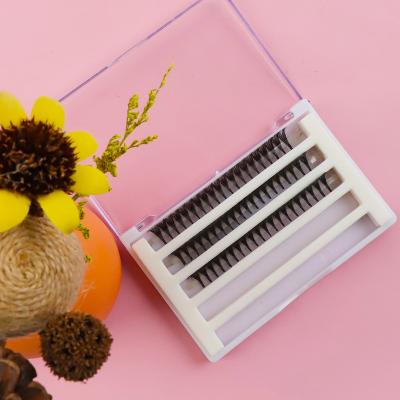 China Long Natural Loose Wholesale Fan Trays 500 1000fans Promade Lash Extension Pointy Base Big Volume Premade Fans for sale