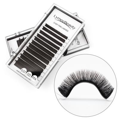 China Long 0.03 Mink Black Eyelash Extension Private Label Eyelash Extension Private Label Korea TDANCE Natural Easy Services Oem /odm for sale