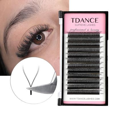 China Delicate Pbt Fiber Korean Wholesale Y Shape Yy Type Eyelash Extension Supplier Products Eye Lashes Extensions Different Lashes 1 Tray for sale