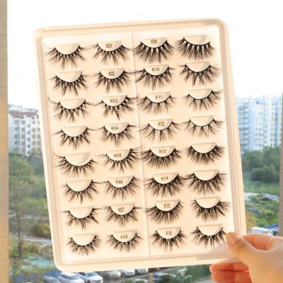 China Thick Wholesale High Quality Make Your Own Brand Super Long Thick 25mm Real Mink Individual Eyelashes for sale