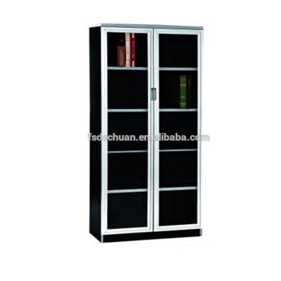 China New Dechuan Foldable Hot Selling Bookcase With Glass Doors Model for sale