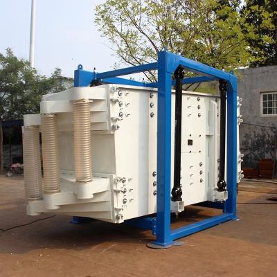 China Rectangular Rotary Tumbler Screen Sifter Glass Heavy Duty Powder Ore Fertilizer Machine For Sand for sale