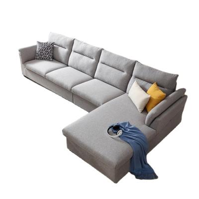 China Other Hot Sale Home Furniture Nordic Modern Sectional Fabric Couch Couch Living Room Corner Sofa Set Home Furniture for sale