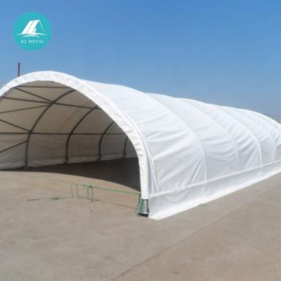 China Lardge Capacity/Universal Using Outdoor Proof Shelter PVC/PE Dome Shade Container Tent Factory Direct Sale for sale