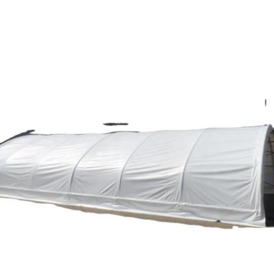 China Lardge Capacity / Universal Using Steel Frame Container Shelter Parking Tent Top for sale