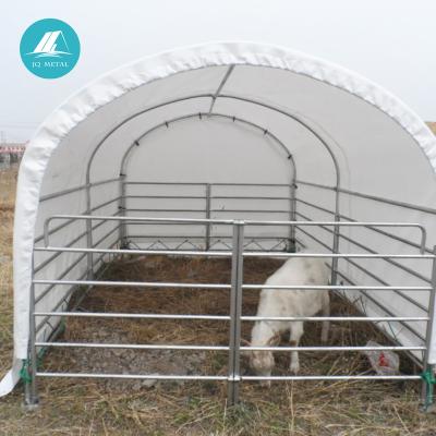 China Good Ventilation / Good Daylight Livestock Steel Animal Shelter Tent JQR2020L for sale