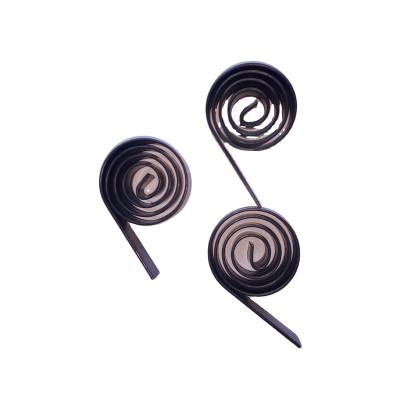 China Seat Spiral Flat Carbon Steel Black Roller Springs Flat Torsion Coil Roller Spring for sale