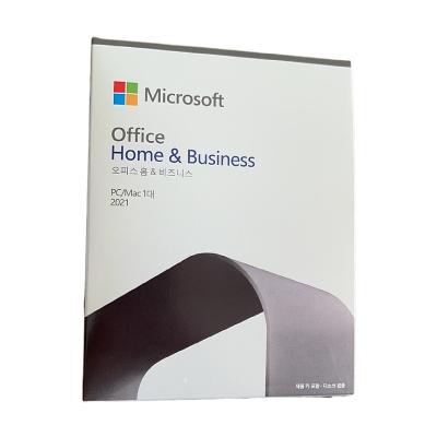 China PC 2019 Online Office 2021 Home Language Korean Full Package and Business HB MAC Binding Account Boxed Office 2021 for sale