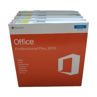 China High Quality Office 2016 Professional Plus Work Plus Office 2016 Core Peaks Workstation Pro Complete Package With Disk Office2016pro for sale