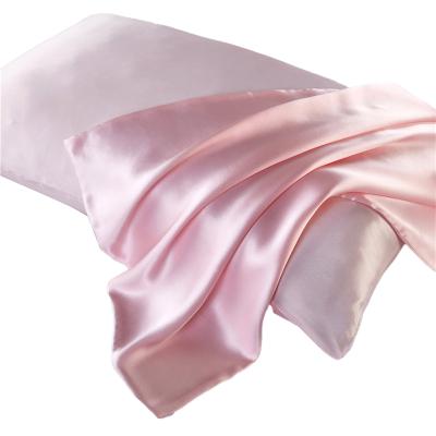 China Custom Color Silk 100% Pure Mulberry Anti-Static For Hair And Skin Wrap Silk Pillow Case for sale