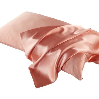 China Wholesale Anti-Static Blackberry Wholesale Super Soft Women's 100% Real Silk Pillowcase For Comfortable Sleeping for sale