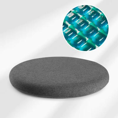 China Anti-Static Round Chair Seat Padded Memory Foam Orthopedic Cool Pillow Gel Expanded Cushion For Long Sitting for sale