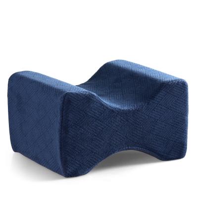 China Anti Static Wholesale Wedge Reduce Knee Pain Memory Foam Pillow Bolster Knee Pillow For Side Sleepers for sale