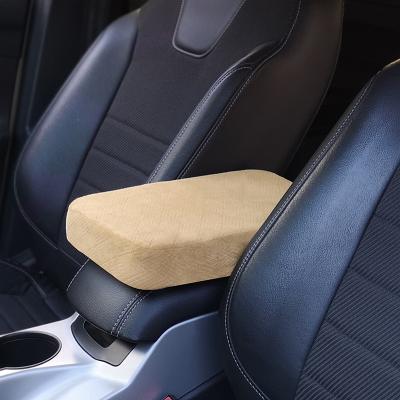 China Hot Sale Anti-static Car Center Console Armrest Pad Memory Foam Armrest Elbow Rest Box Cushion for sale