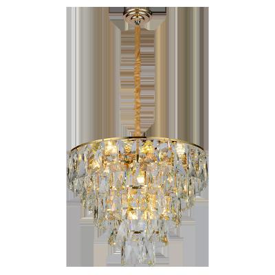 China Modern high quality luxury leaded crystal lamp home bedroom restaurant cost-effective art crystal chandelier for sale