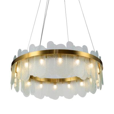 China Best Selling Glowing Luxury Home Modern Led Chandelier Indoor Lighting Gold Modern Chandelier Lamp Decor Best Selling for sale